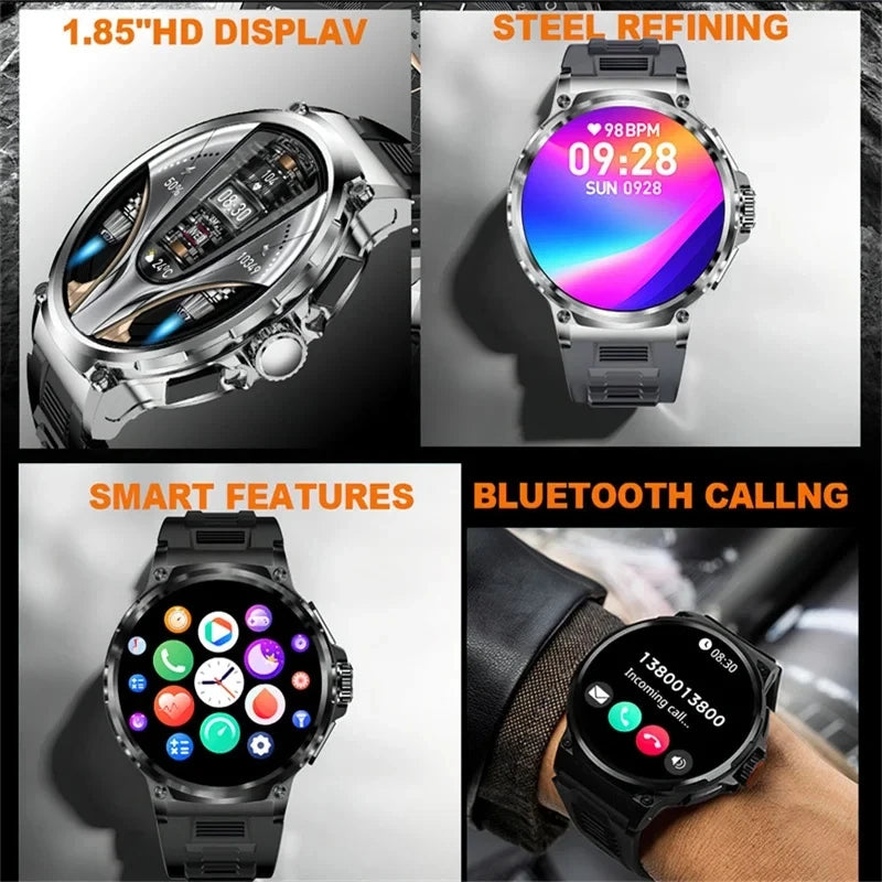 Huawei Xiaomi GPS Track Smart Watch Men 1.85-Inch