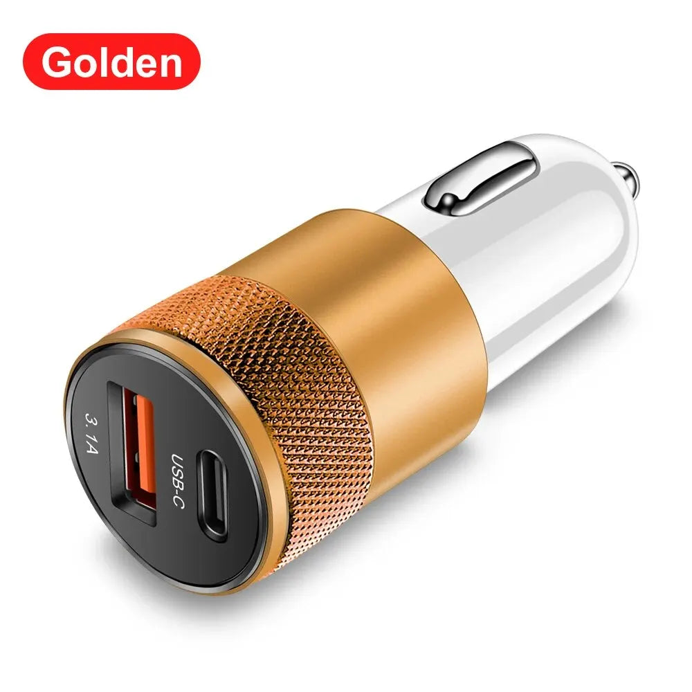 Car Charger USB Type C Fast Charging
