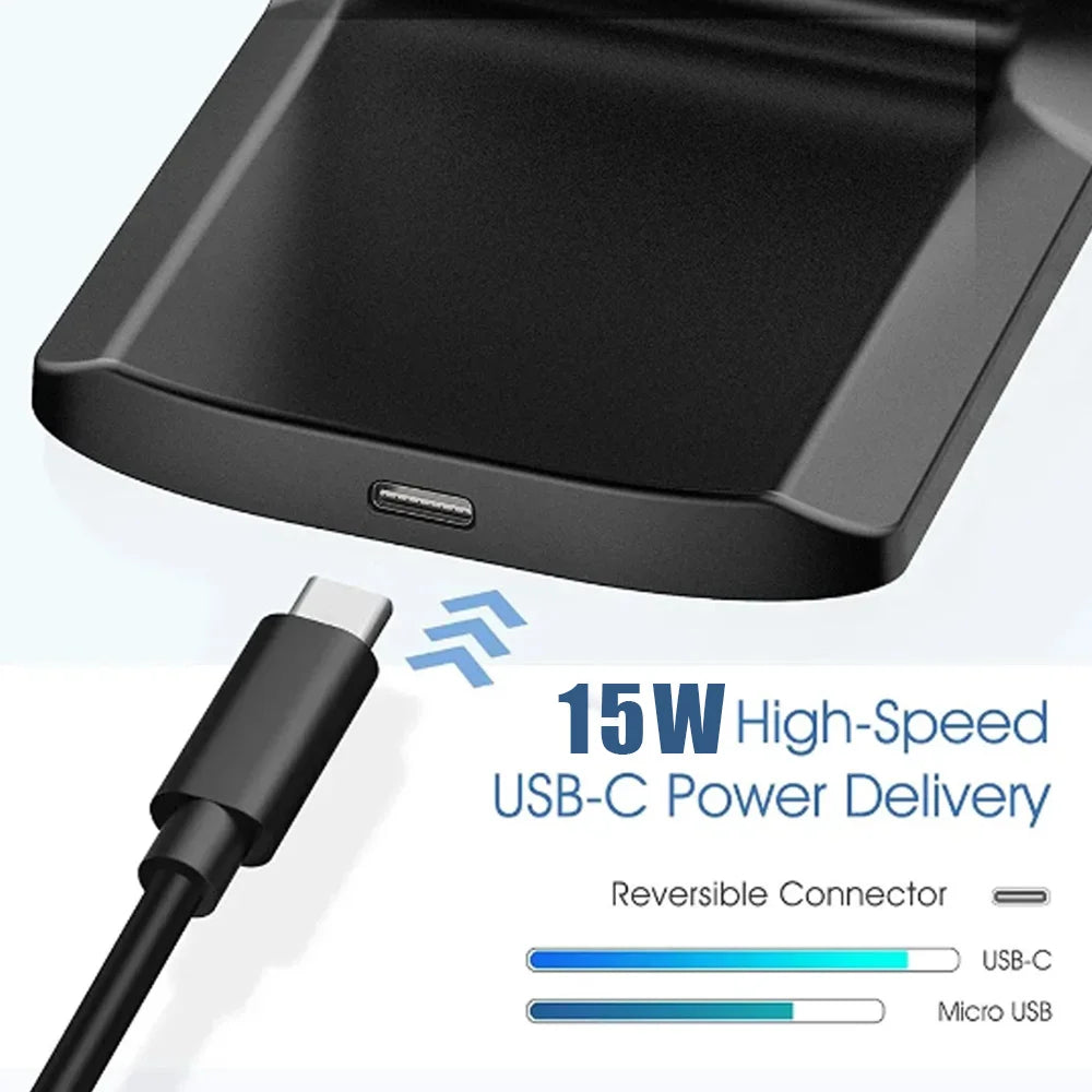 Wireless Charger For iPhone Fast Charging Charger Ultra Foldable
