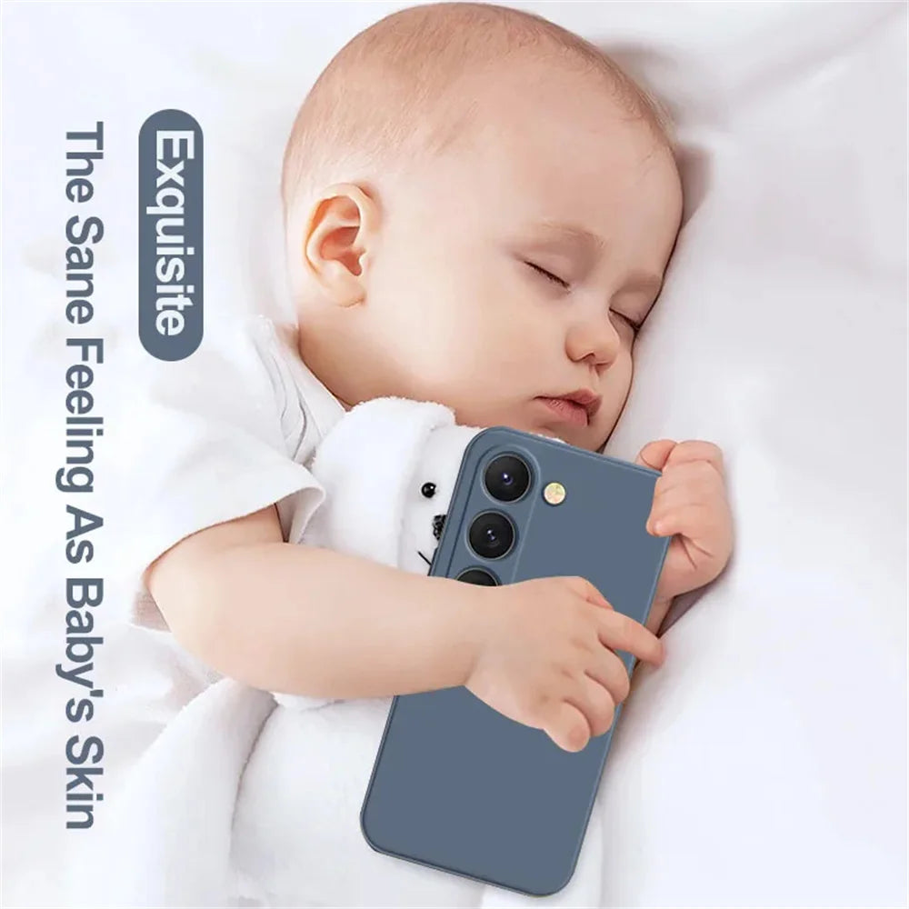 luxury Liquid Silicone Case for Samsung