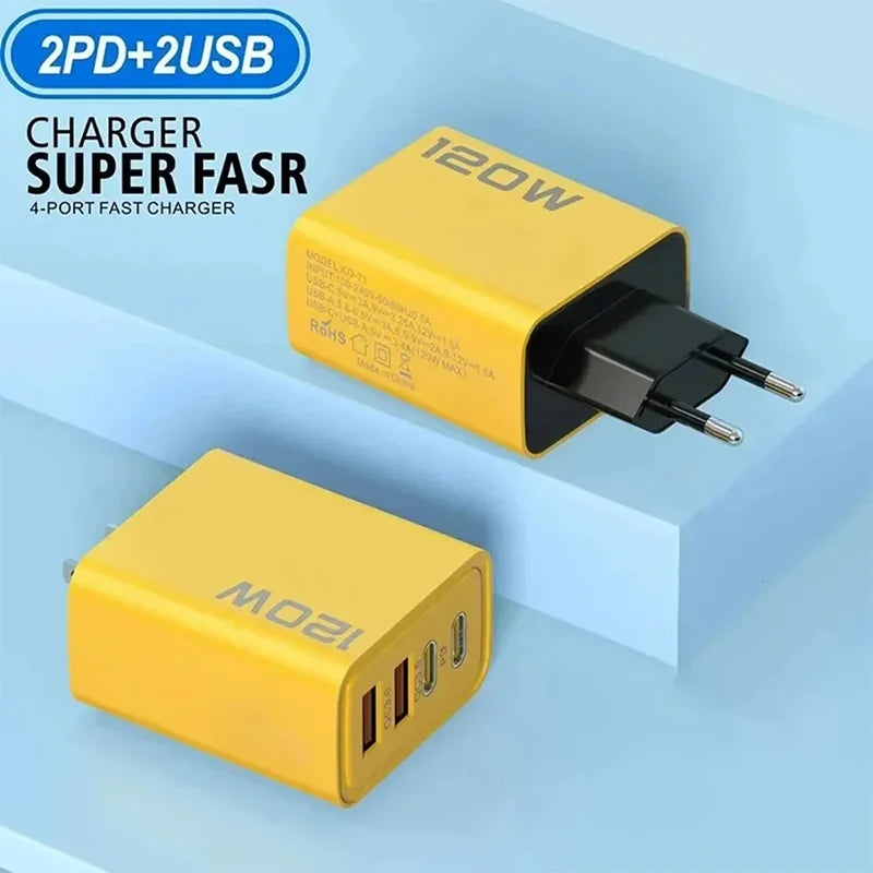 Fast Phone Charger 4Ports