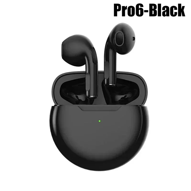 Pro 6 Bluetooth earphones for iPhone