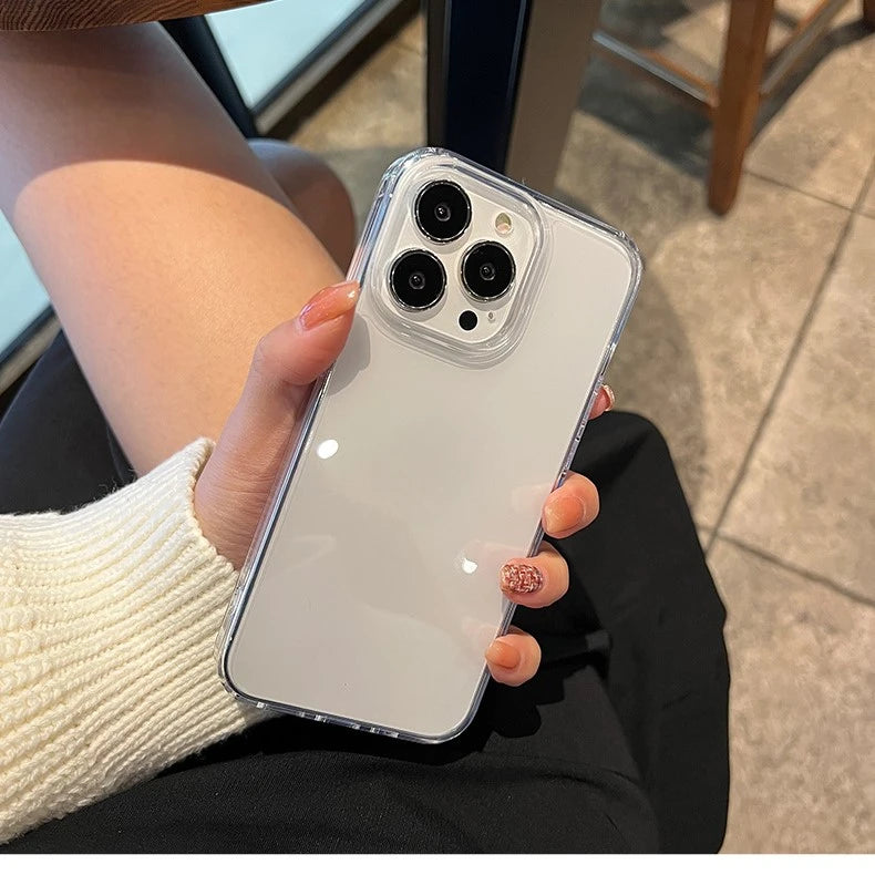 Luxury Transparent Soft Acrylic Phone Case