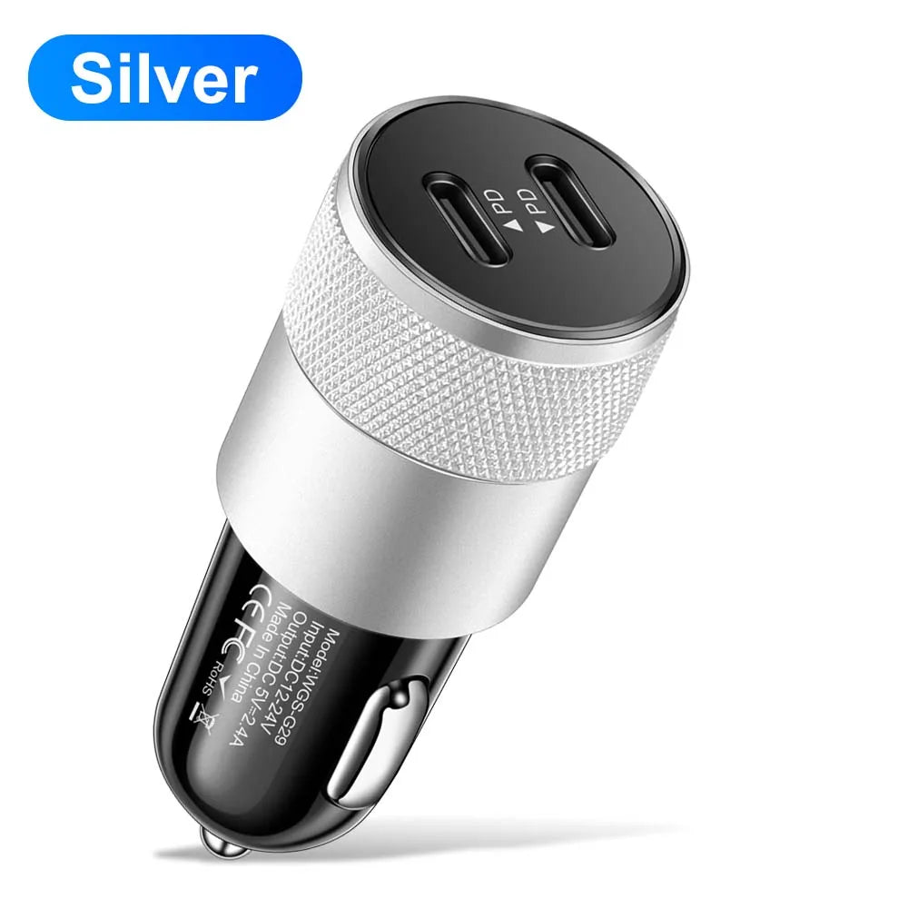 Car Charger USB Type C Fast Charging