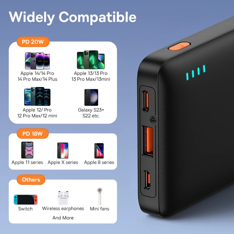 20W Power Bank Fast Charge