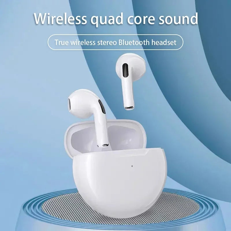 Pro 6 Bluetooth earphones for iPhone