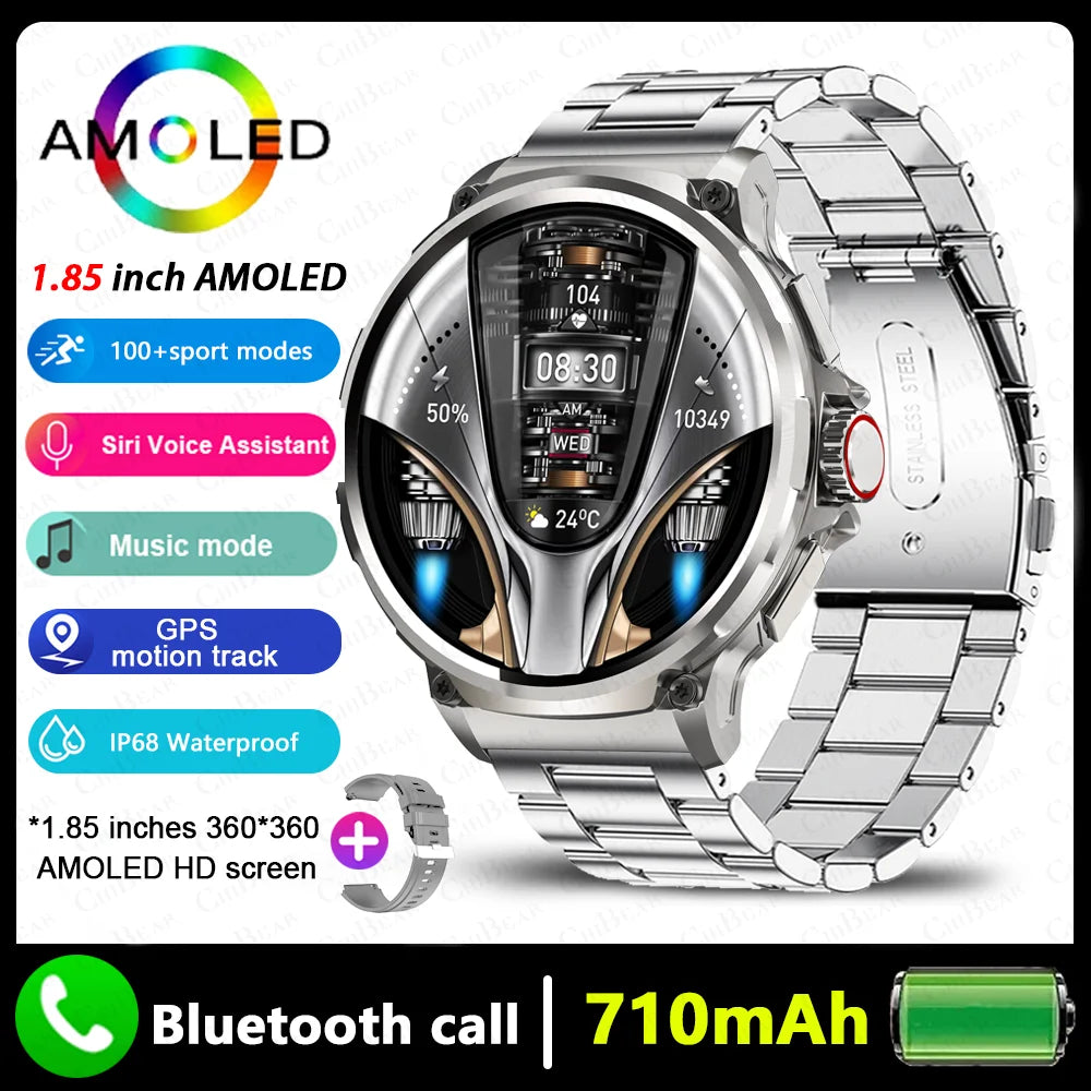 Huawei Xiaomi GPS Track Smart Watch Men 1.85-Inch