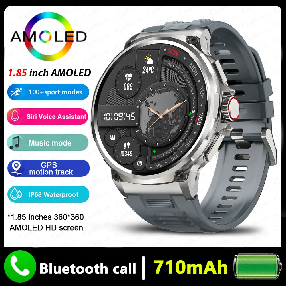 Huawei Xiaomi GPS Track Smart Watch Men 1.85-Inch