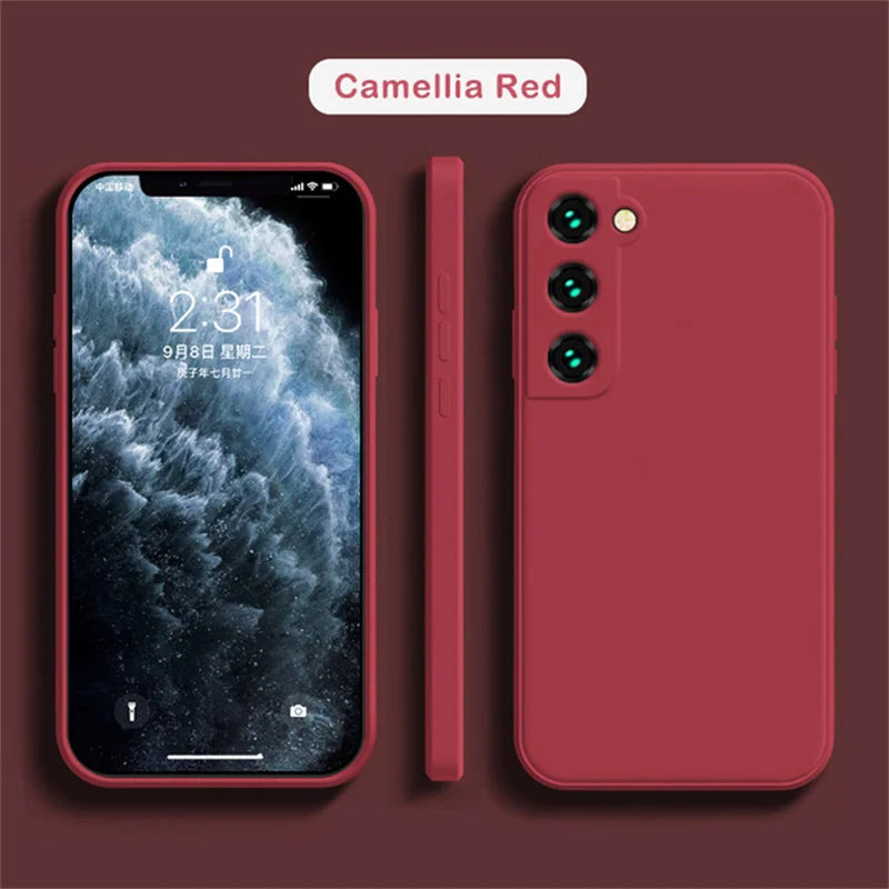 luxury Liquid Silicone Case for Samsung