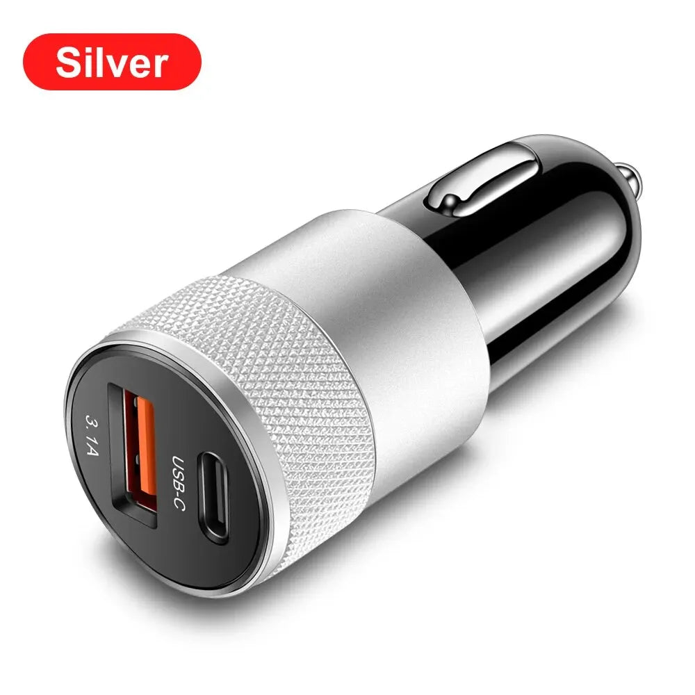 Car Charger USB Type C Fast Charging