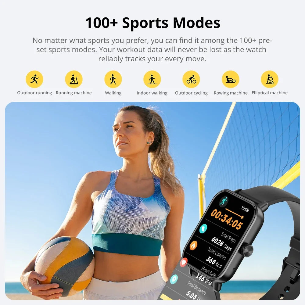 Voice Calling Smart Watch Ultra 1.9 inch Screen
