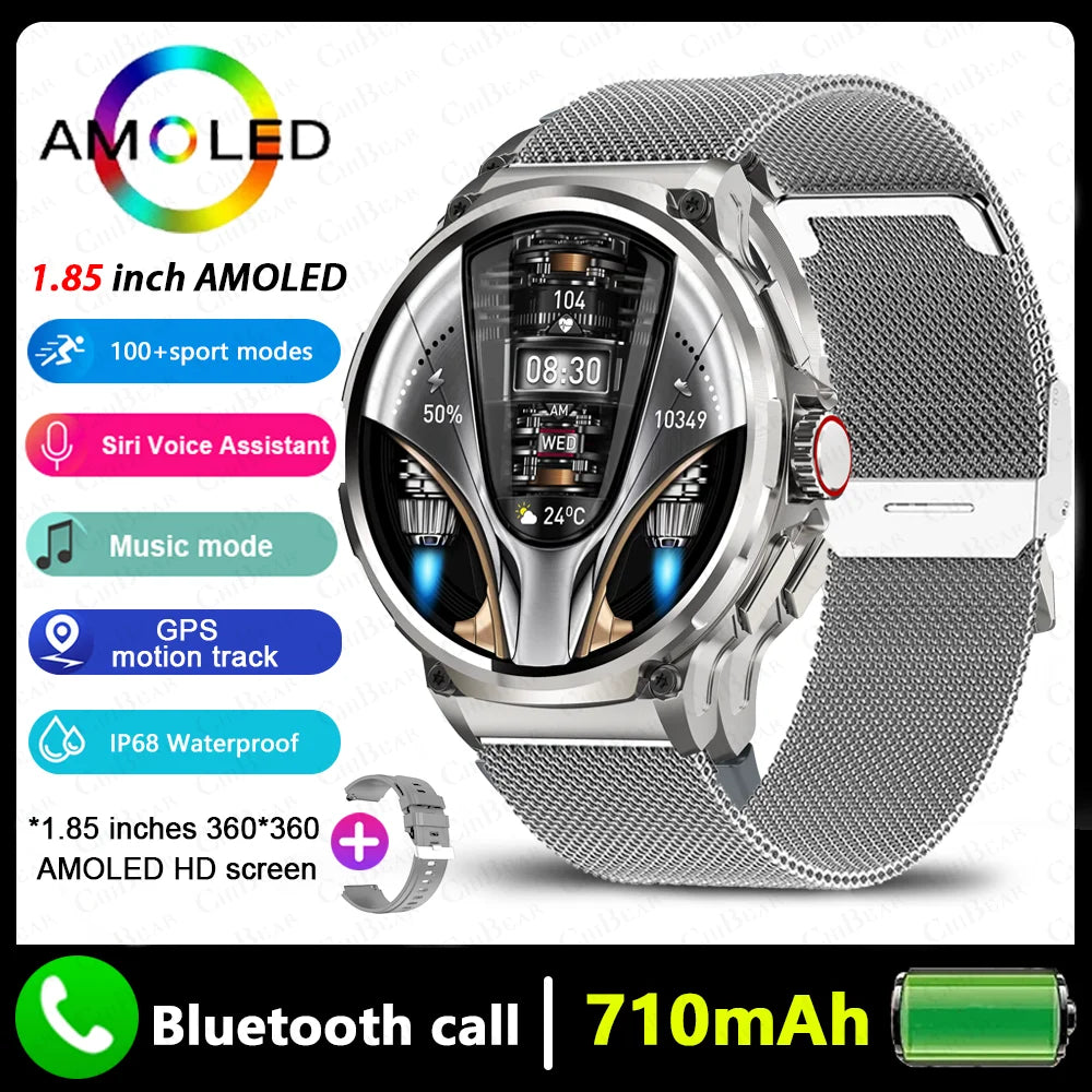 Huawei Xiaomi GPS Track Smart Watch Men 1.85-Inch