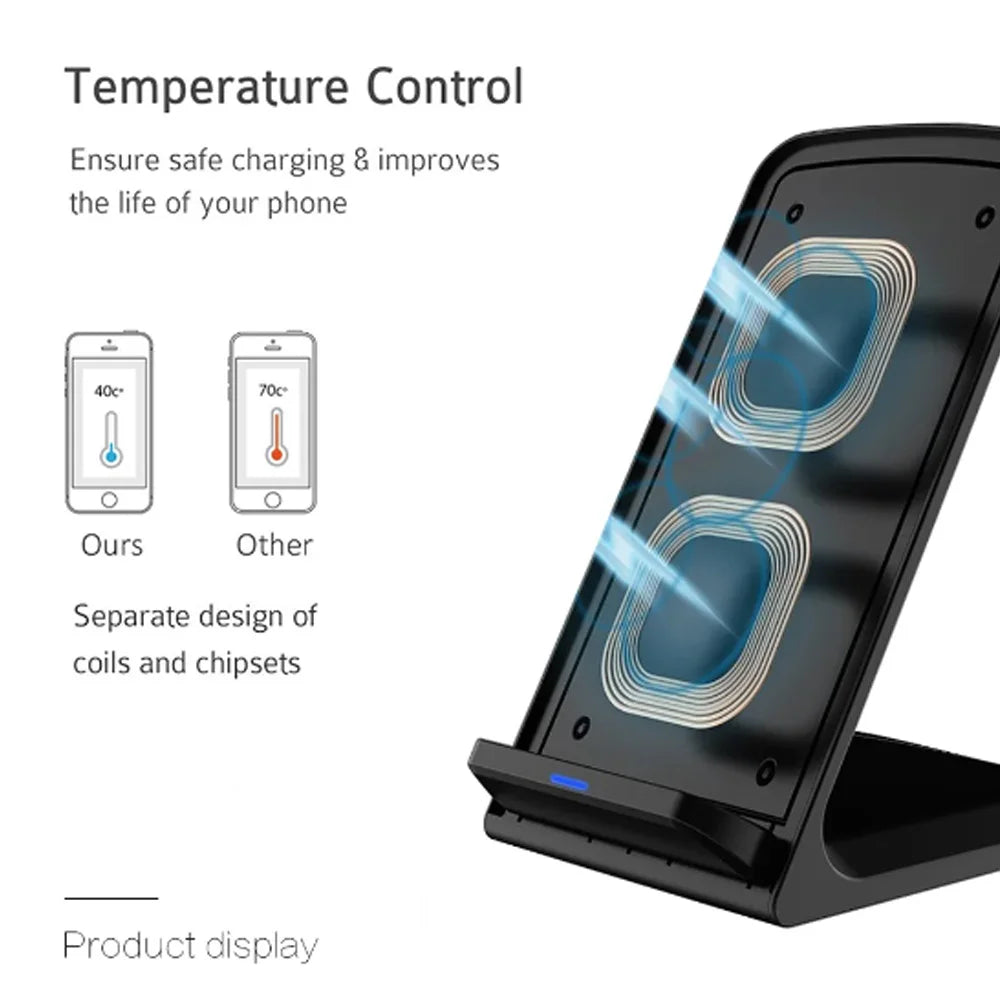 Wireless Charger For iPhone Fast Charging Charger Ultra Foldable
