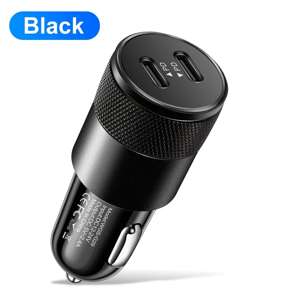 Car Charger USB Type C Fast Charging