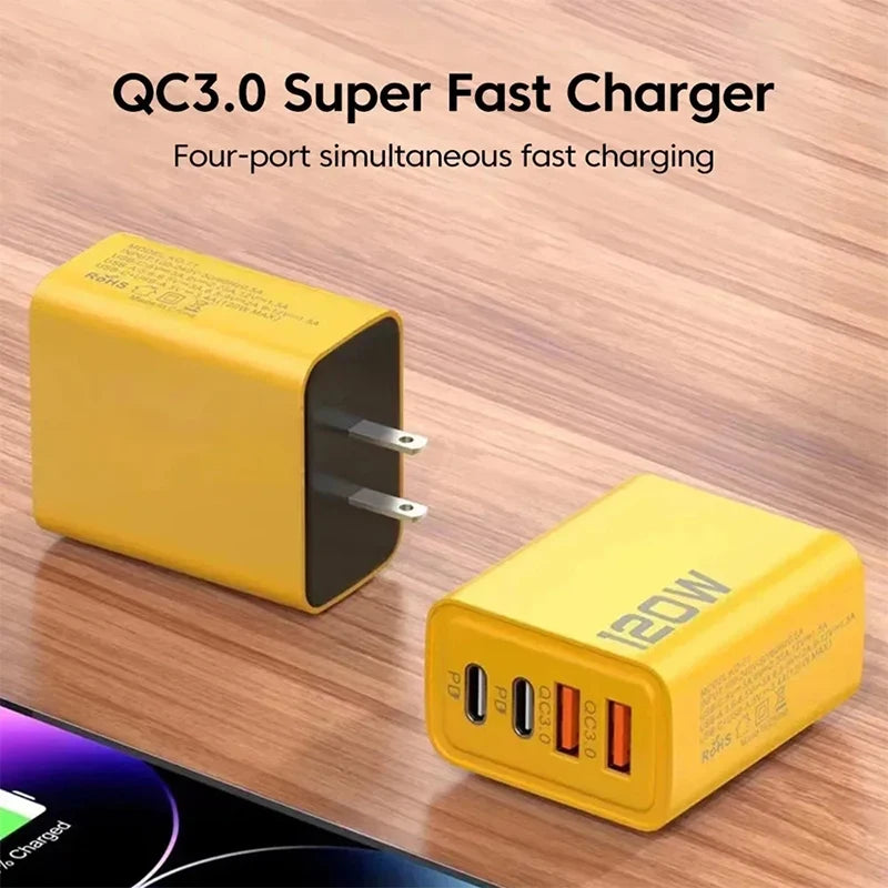 Fast Phone Charger 4Ports