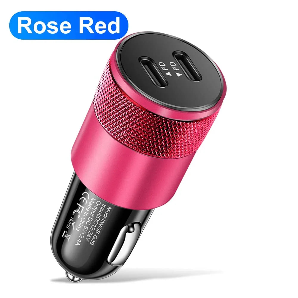 Car Charger USB Type C Fast Charging