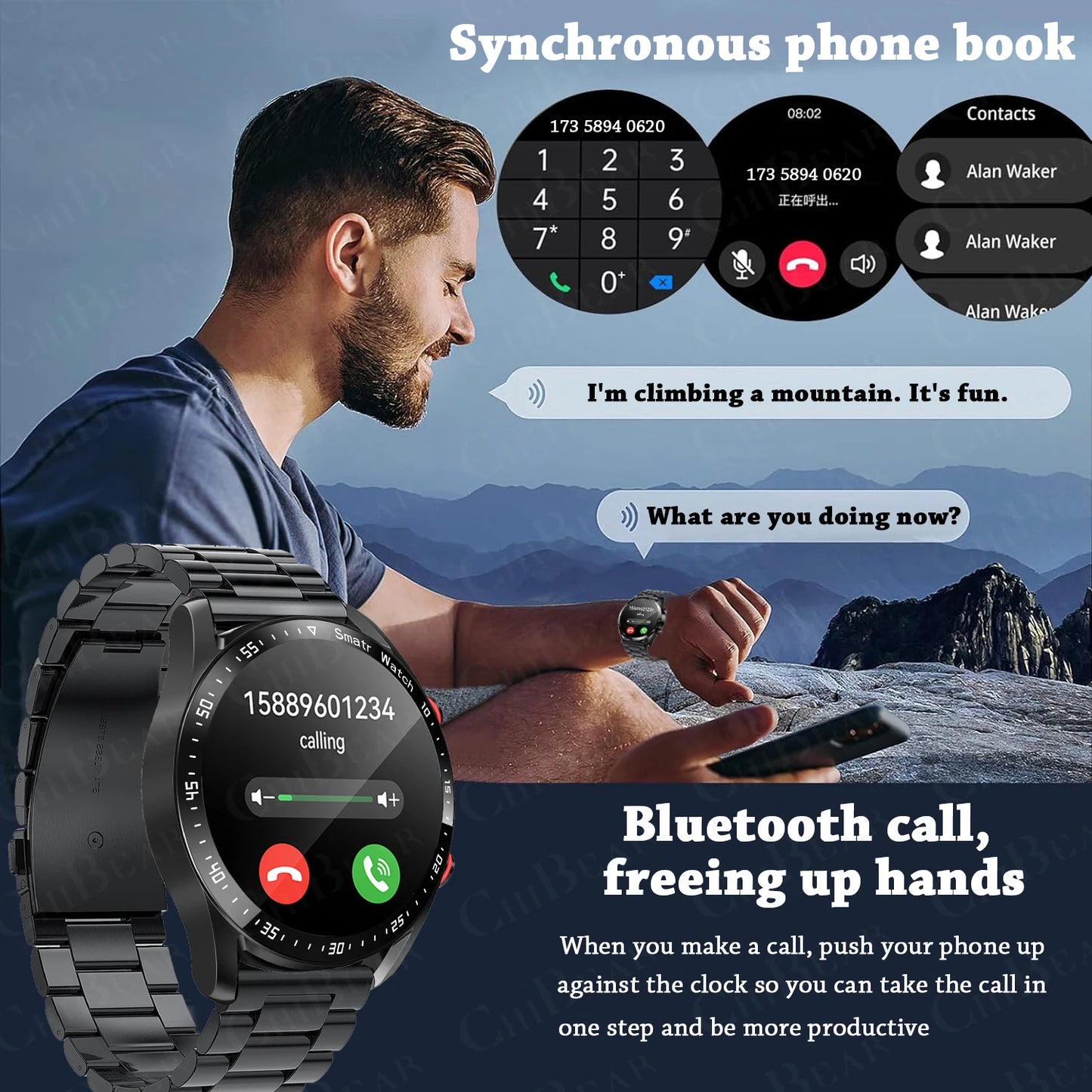2024 New Smart Watch Men 1.5 inch