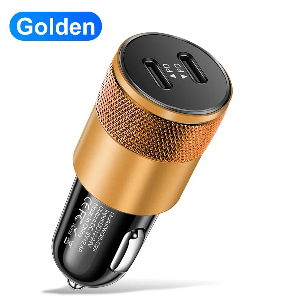 Car Charger USB Type C Fast Charging