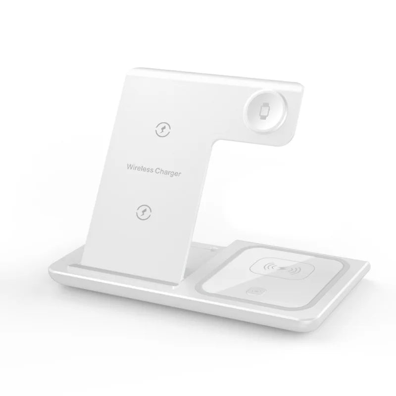 Fast Wireless Charger Stand 3 in 1 Foldable Charging Station