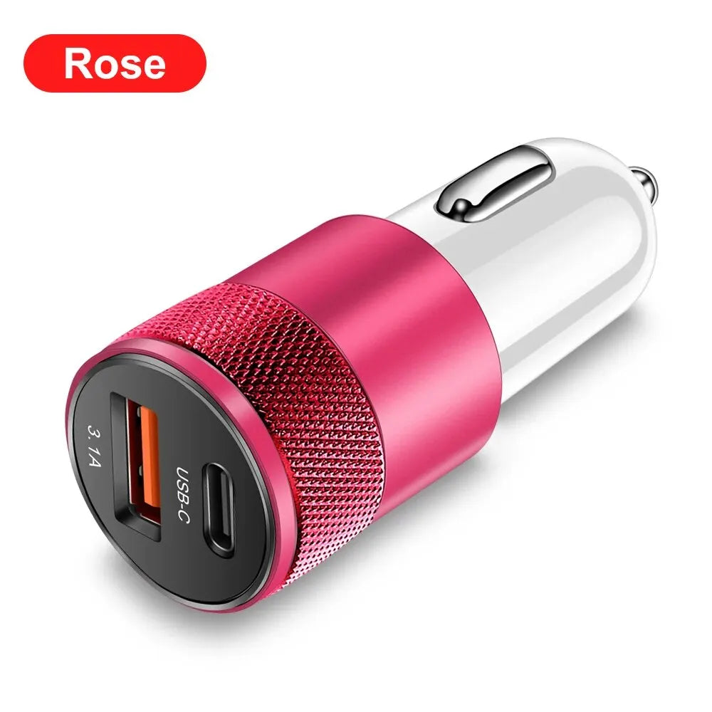 Car Charger USB Type C Fast Charging