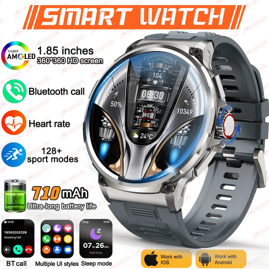 Huawei Xiaomi GPS Track Smart Watch Men 1.85-Inch