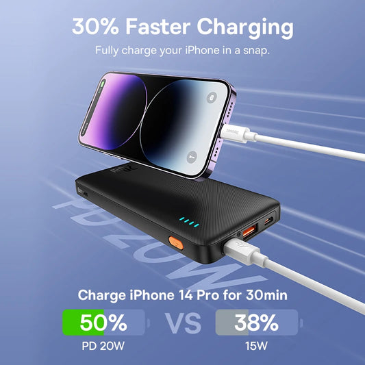 20W Power Bank Fast Charge